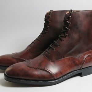 Maison Koly X Bonafe Kolyseum Boots Cordovan Museum Leather